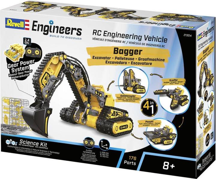 Actual product image Revell RC Engineering Vehicle 4in1