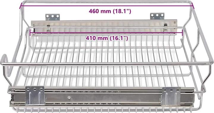 Actual product image vidaXL Aldare (2 x, 57 x 46 x 13 cm)