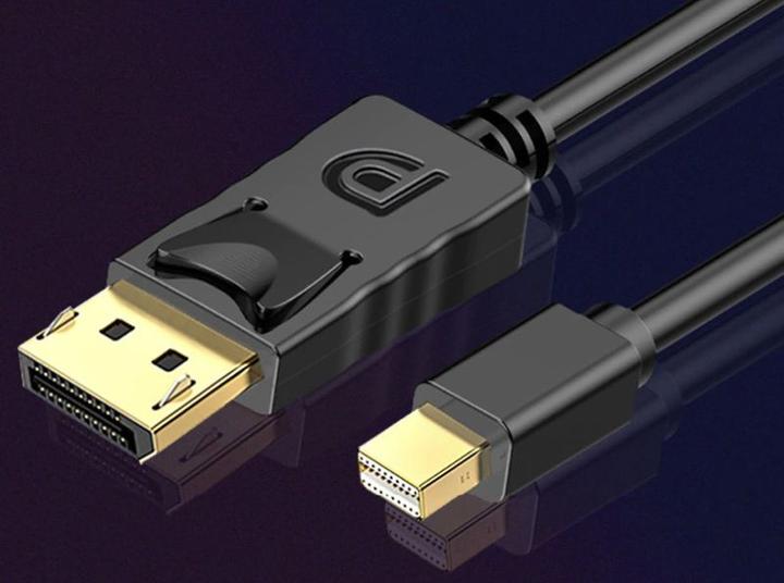 Produktbild Hermex 4m Adapterkabel mini DisplayPort zu DisplayPort Adapter mDP zu DP (4 m, DisplayPort, 1.2)