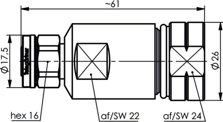Produktbild Telegärtner 2.2-5 Steckverbinder