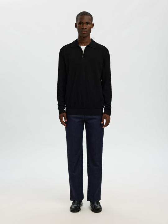 Produktbild Selected 100% Baumwoll Langarm-Poloshirt (M)