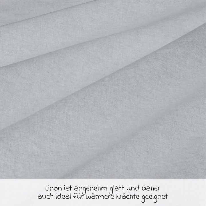 Immagine prodotto Makian Biancheria da letto per bambini e set da letto Biancheria da letto 80 x 80 cm - Uni - Grigio (80 x 80 cm, 35 x 40 cm)