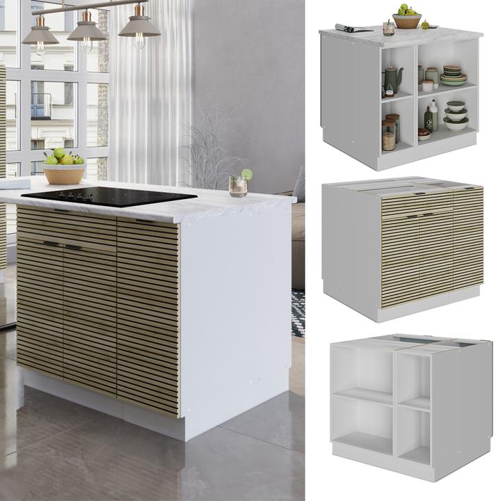 Produktbild Vicco Kücheninsel Fame-Line (60 x 82 x 82 cm)