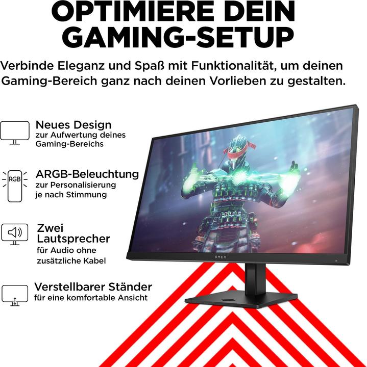 Actual product image HP Omen 27k (3840 x 2160 Pixels, 27")