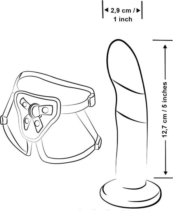 Produktbild Romp Piccolo Strap-On Kit mit Dildo