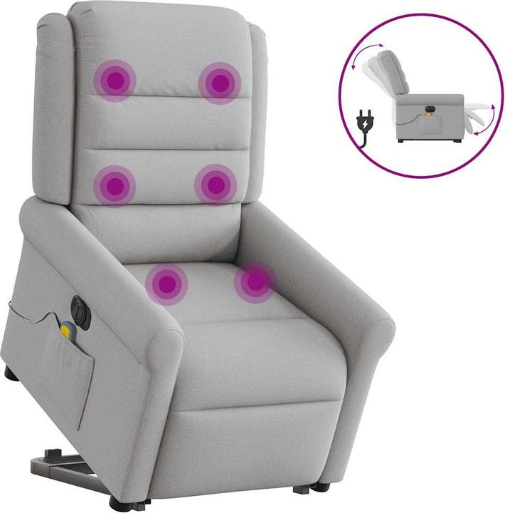 Image du produit vidaXL Massagesessel mit Aufstehhilfe
