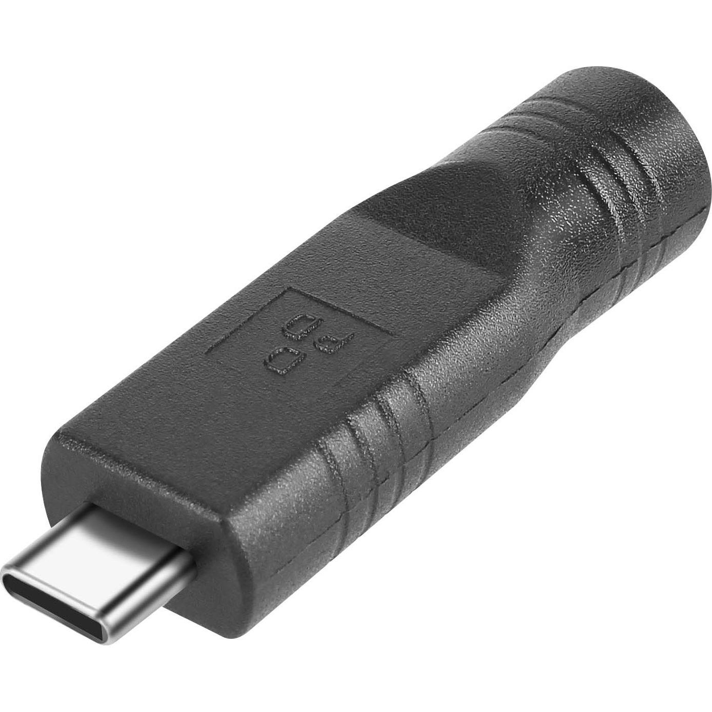 Thumbnail - Avizar ADA-C007, 5.5 x 2.1mm / USB-C Adapter (USB Typ C, Proprietär), Mobilgerät Adapter, Schwarz