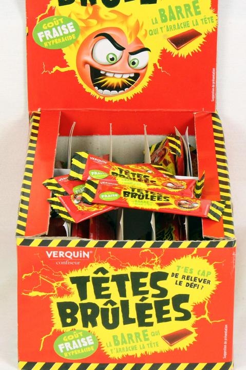 Produktbild Verquin Têtes Brulées Erdbeer sauer (1 Stk., 1500 g)