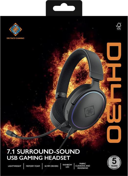 Produktbild Deltaco Gaming Comfort Headset (Kabelgebunden)