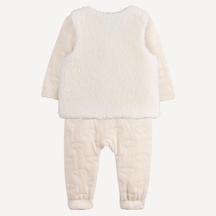 Immagine prodotto La Redoute Collections Set aus Baby-Strampler und Sherpa-Weste (62)