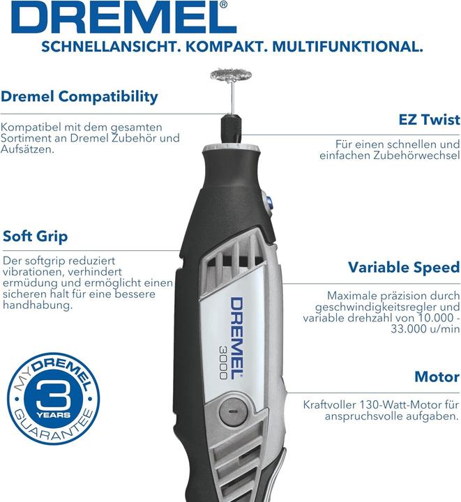 Actual product image Dremel 3000 Series (3000-1/25 SR)