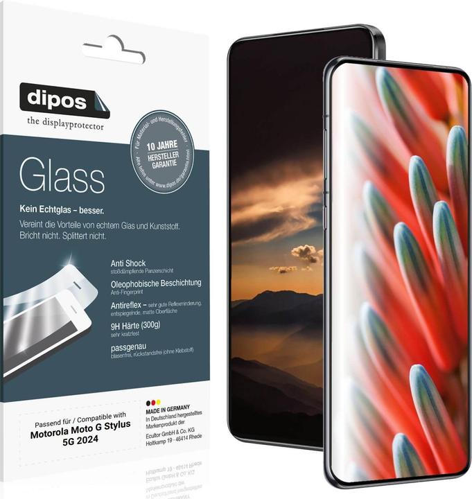 Actual product image Dipos Anti-Shock Screen Protector Matte (1 Piece, Motorola Moto G Stylus)