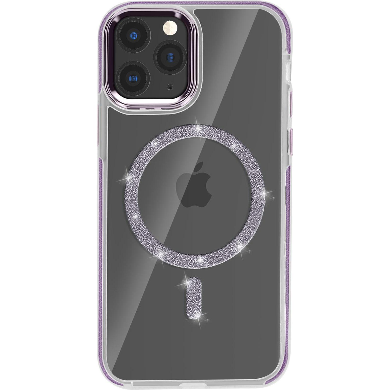 Thumbnail - Avizar MagSafe Glitzer (Apple iPhone 11 Pro), Smartphone Hülle, Violett