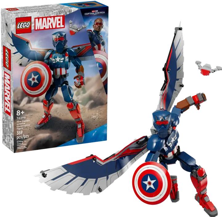 Produktbild LEGO New Captain America Baufigur (76296, LEGO Marvel)