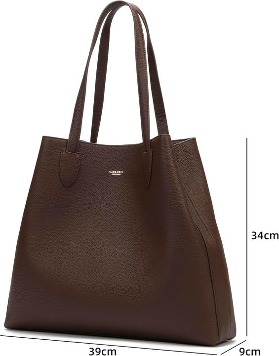 Produktbild Carlheim Evelyn Echt Lederen Handtas, Wasserfest Und Funktional