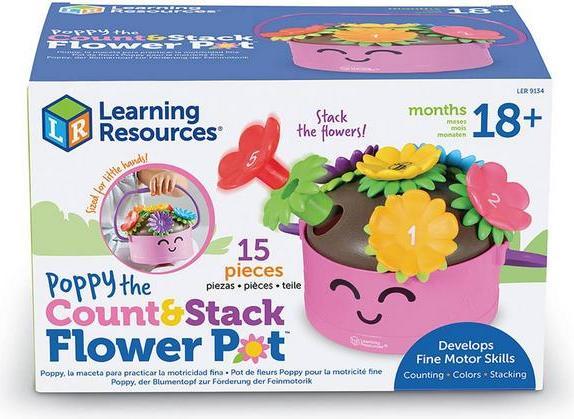 Produktbild Learning Resources Poppy the Count & Stack Flower Pot