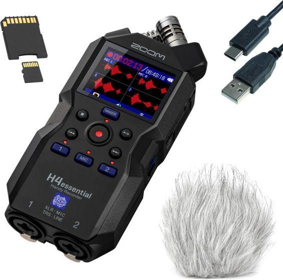 Zoom Audio-Recorder H4essential mit Zubehör-Set (Handheld)