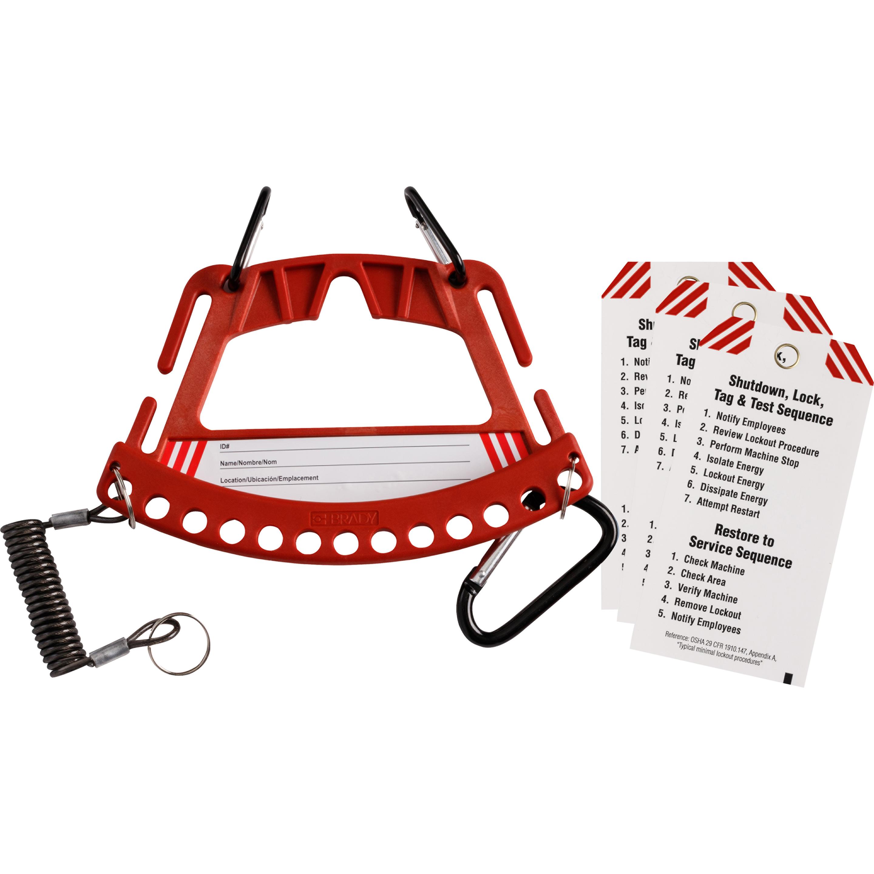 Brady, Etiketten, Safety Lock & Tag Carrier System - RD