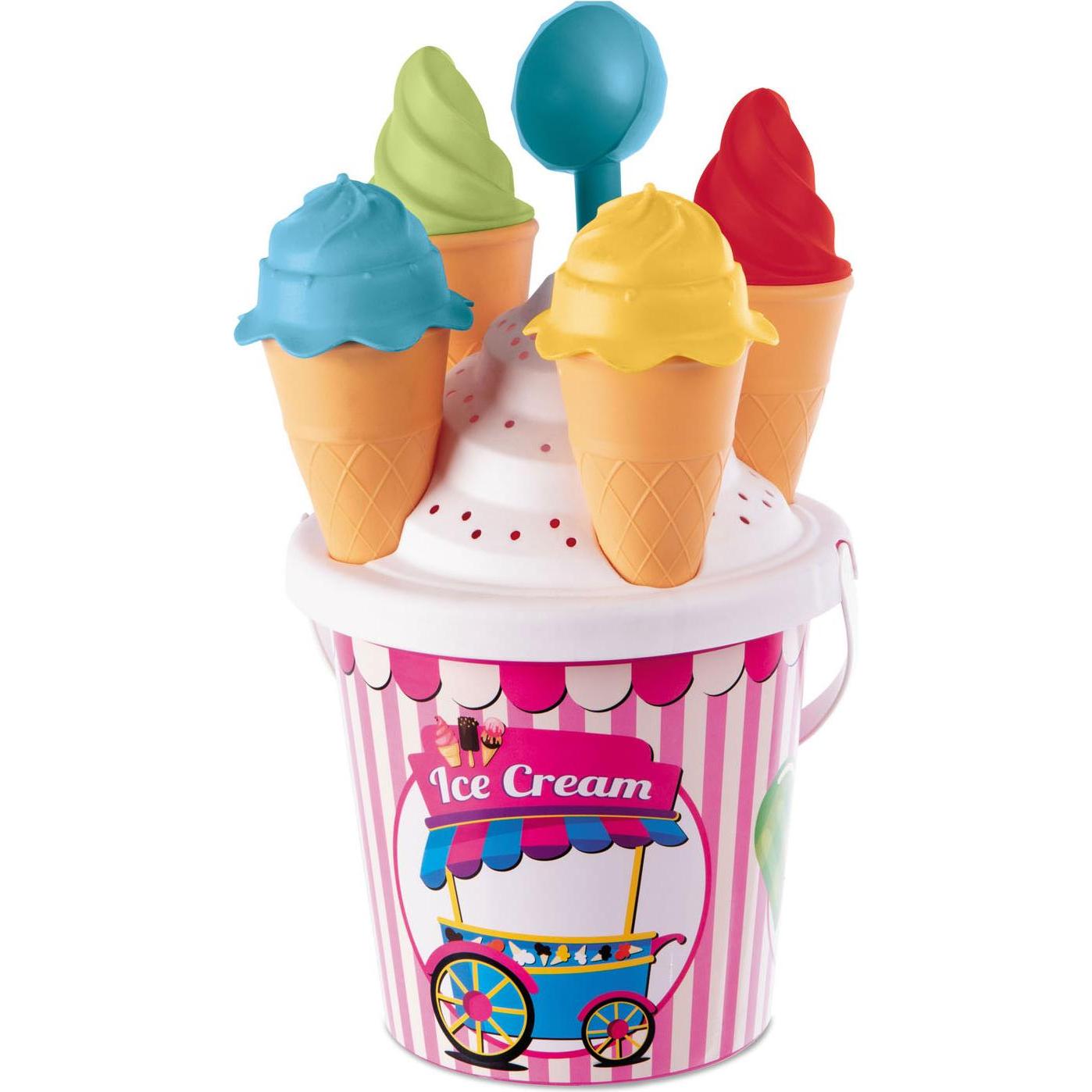 Mondo Secchio di sabbia con stampi per il ghiaccio