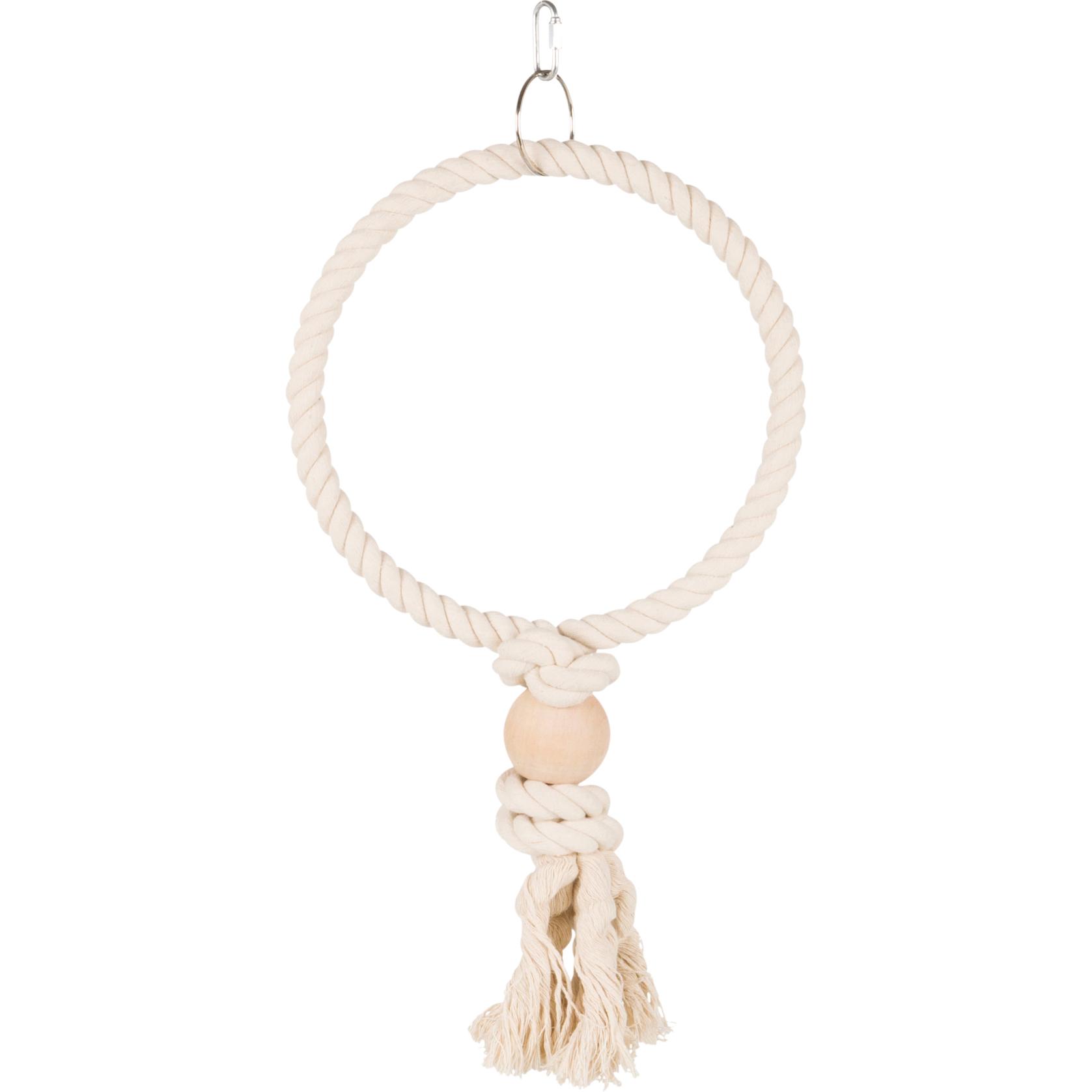 Meilleurs prix pour Anneau en coton pour oiseaux Trixie 24cm de diamètre - Accessoire pour oiseau