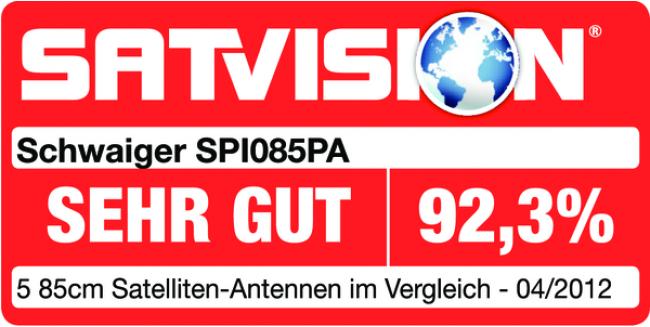 Produktbild Schwaiger SPI085PA (Parabolantenne, 39.30 dB, DVB-S / -S2)