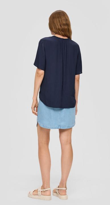 Immagine prodotto s.Oliver Bluse Viskosebluse mit V-Ausschnitt im Relaxed Fit (38)
