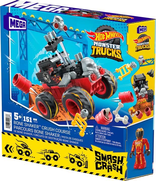 Produktbild Hot Wheels Monster Trucks Bone Shaker Crash Set