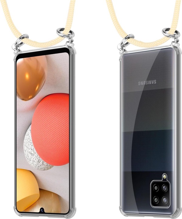 Produktbild Cadorabo TPU Handy Kette SILBER Cover