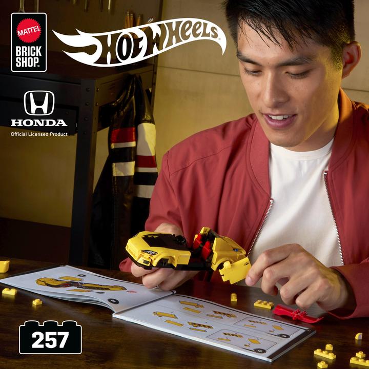 Produktbild Mattel Brick Shop Hot Wheels Speed Honda 1