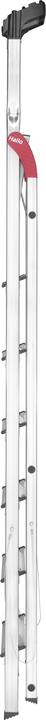 Produktbild Hailo L60 StandardLine, Alu-Sicherheits-Stehleiter, 7 Stufen (Stehleiter, 13 cm)