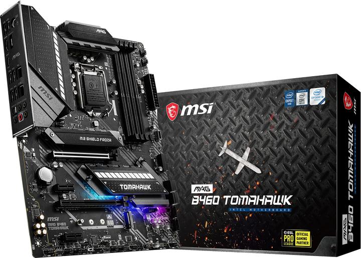 Produktbild MSI MAG B460 TOMAHAWK (LGA 1200, Intel B460, ATX)