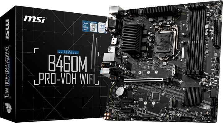 Produktbild MSI B460M Pro-VDH WIFI (LGA 1200, Intel B460, mATX)
