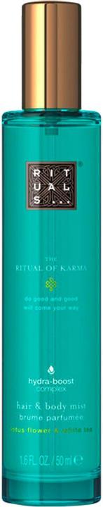 Actual product image Rituals The Ritual of Karma Hair & Body Mist (50 ml, Body mist, Lotus, White Tea)