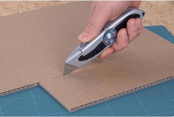 Produktbild wolfcraft 1 Standard-Messer m. einziehbarer Klinge (Cutter)