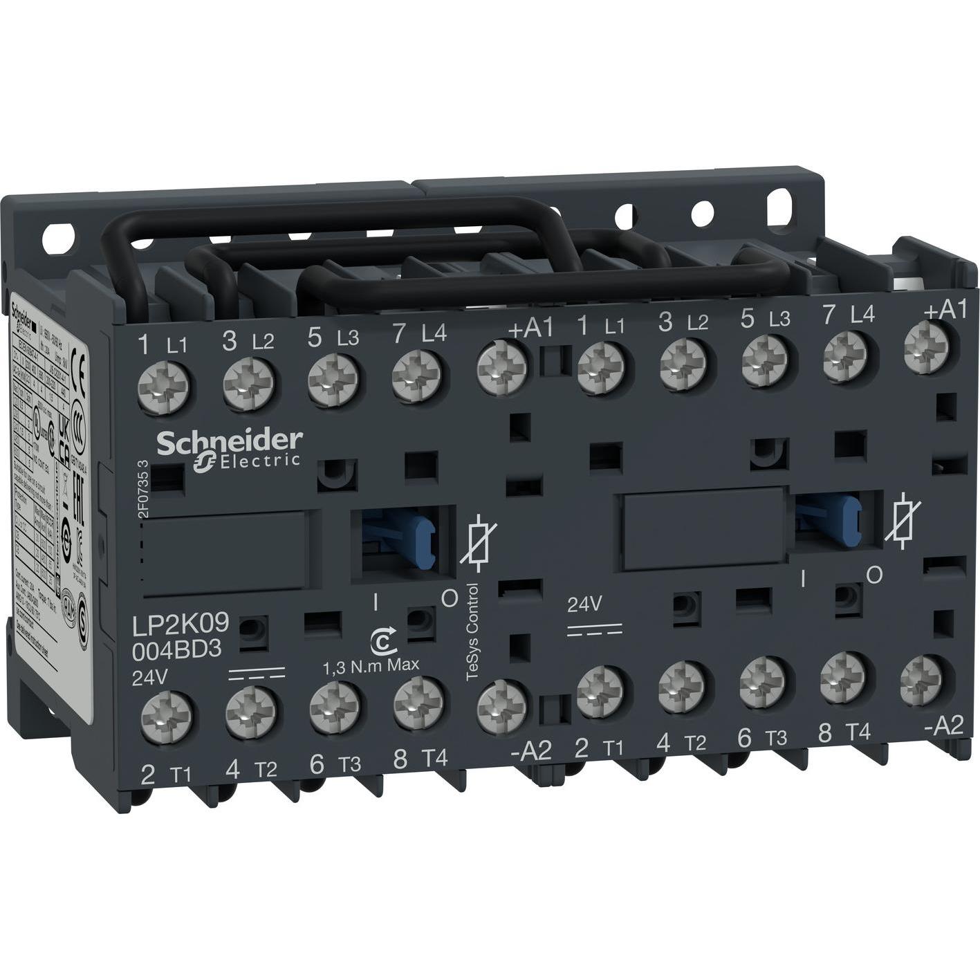 Thumbnail - Schneider Electric, Schutzschalter, Wendeschützkombination LP2K09004BD3