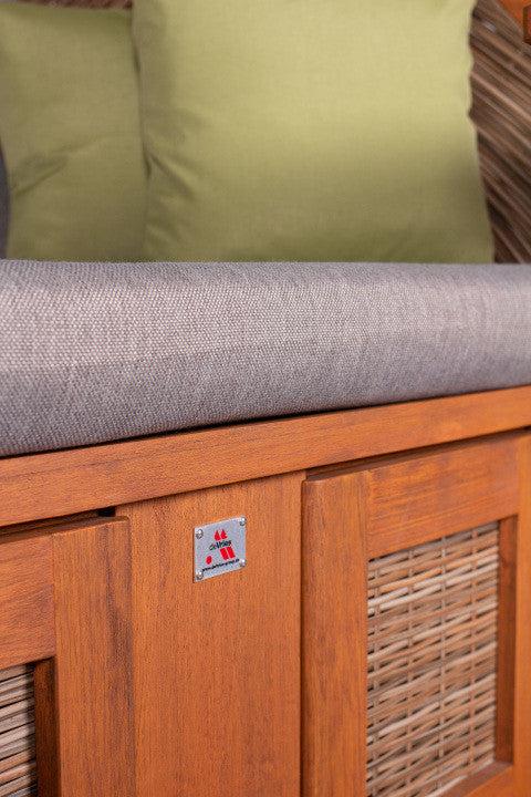 Produktbild dekoVries Strandkorb Comfort XL griseum