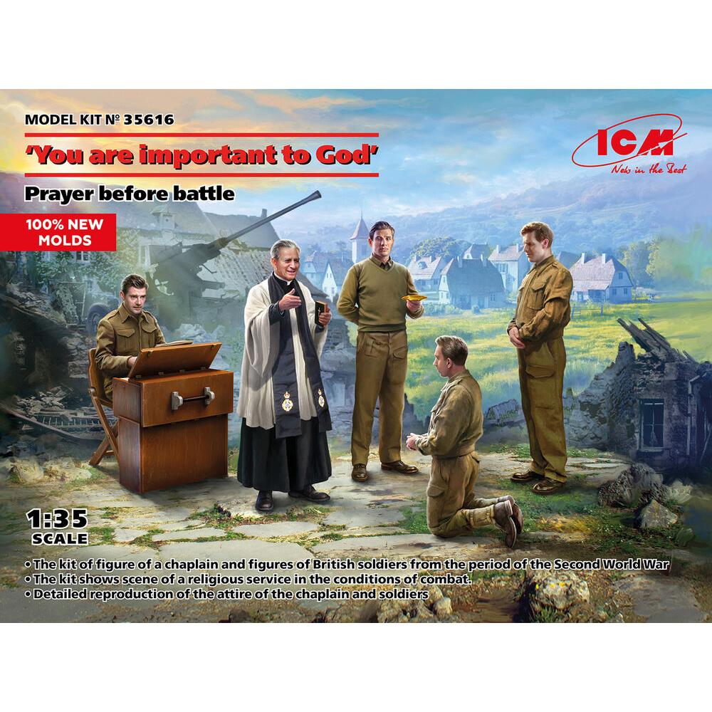 ICM 'You are important to God'. Prayer before battle (100% new molds)