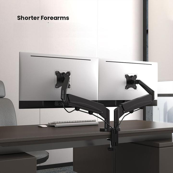 Produktbild Value LCD-Doppelarm, Tischmontage, Platzsparend, Springfeder, 6 Gelenke (Tisch, 32", 18 kg)