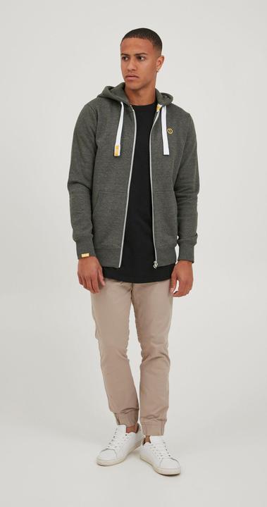 Actual product image Solid BennZip Men's Hooded Jacket Zip (M)