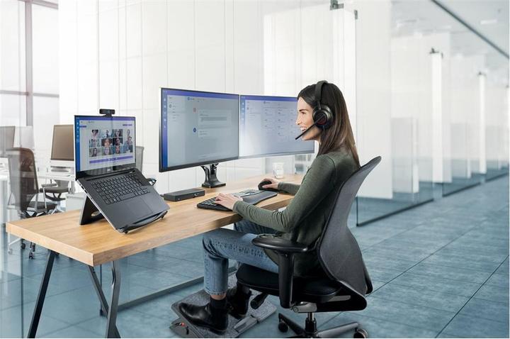 Actual product image Kensington Monitor arm 2TFT space saving (Table, 27.01")