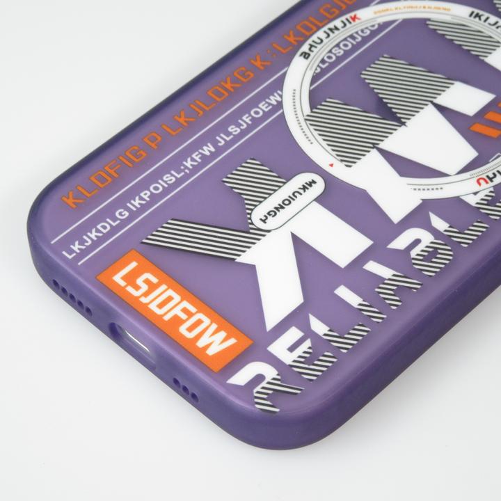 Actual product image PhoneLook Case MWK Cyber Grid silicone with MagSafe t (Apple iPhone 15)