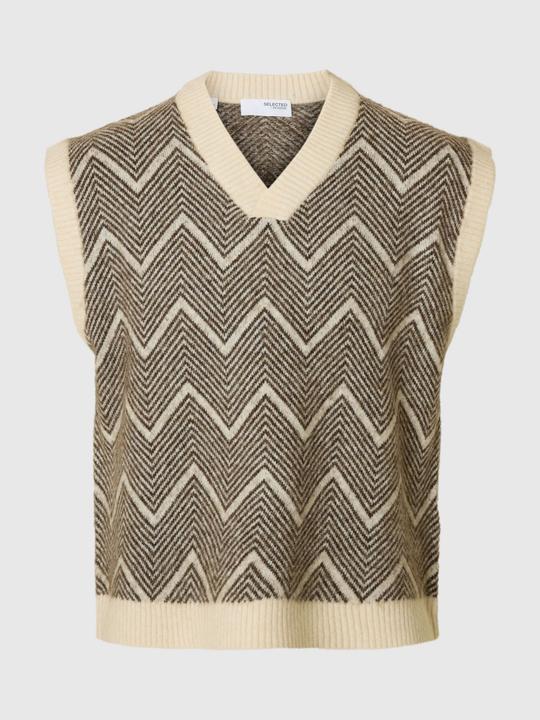 Actual product image Selected Relaxed Fit Strickweste (M)