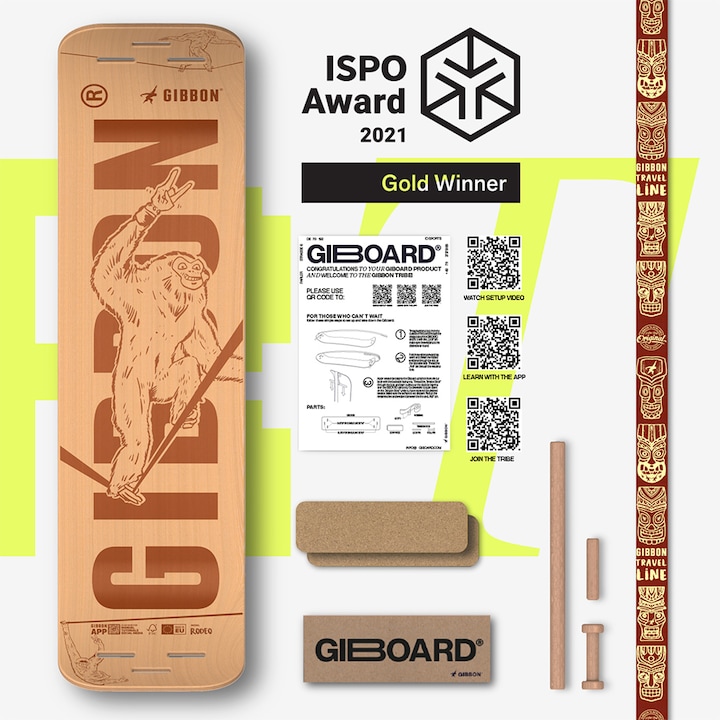 Produktbild Gibbon Gboard Set Roots Rocker Travel (1.06 m)