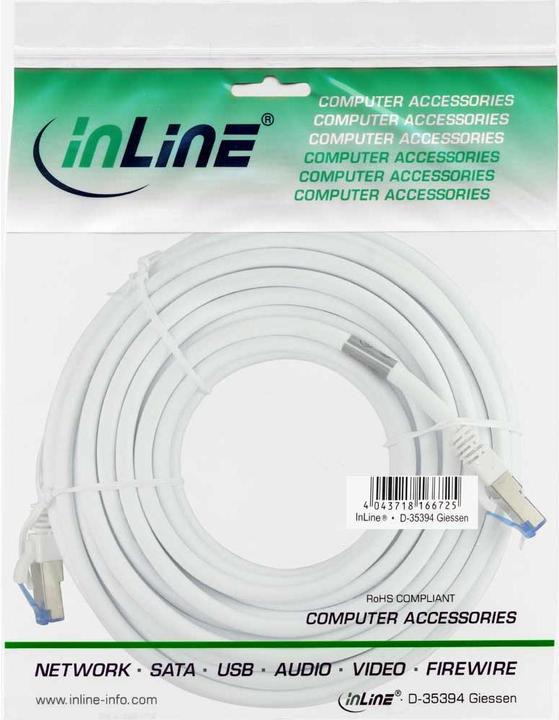 Immagine prodotto InLine Cavo patch (S/FTP, CAT6a, 15 m)
