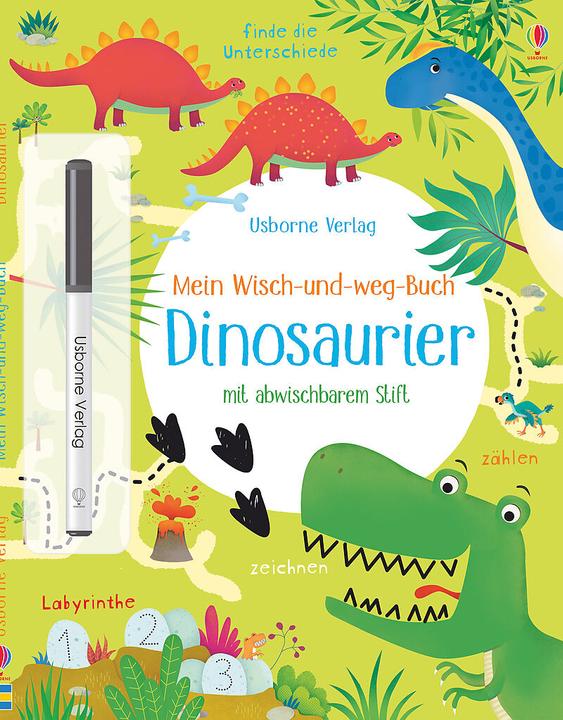 Mon livre "Wipe and Go" : Dinosaures (Allemand, Kirsteen Robson)
