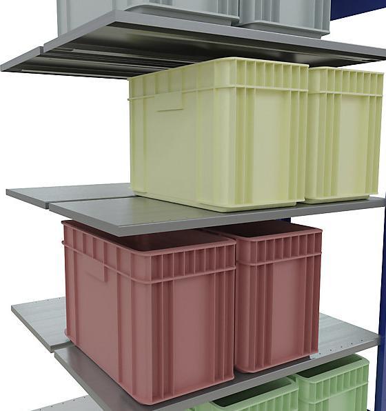 Actual product image eurokraft pro Boltless shelving, double row