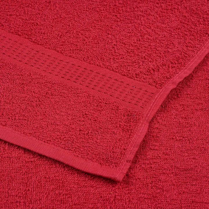 Immagine prodotto vidaXL Asciugamani da bagno 4 pz. Rosso 100x150 cm 360 g/m² 100% cotone Asciugamano da doccia (100 x 150 cm)