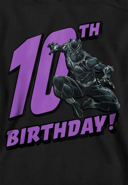 Produktbild Black Kapuzenpullover 10. Geburtstag (128)