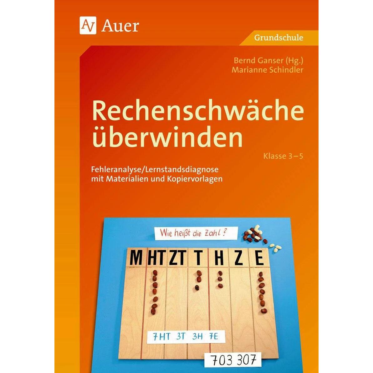 Rechenschwäche überwinden, Band 2, Schulbücher von Marianne Schindler, Bernd Ganser