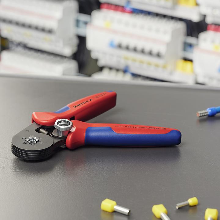 Image du produit Knipex Pince à sertir auto-réglable (180 mm)